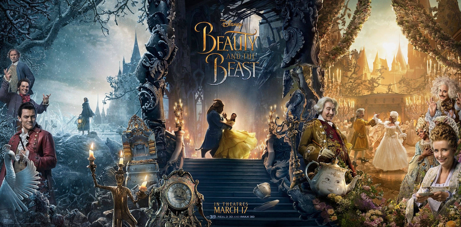 Beauty And The Beast 3840X1891 Wallpaper and Background Image