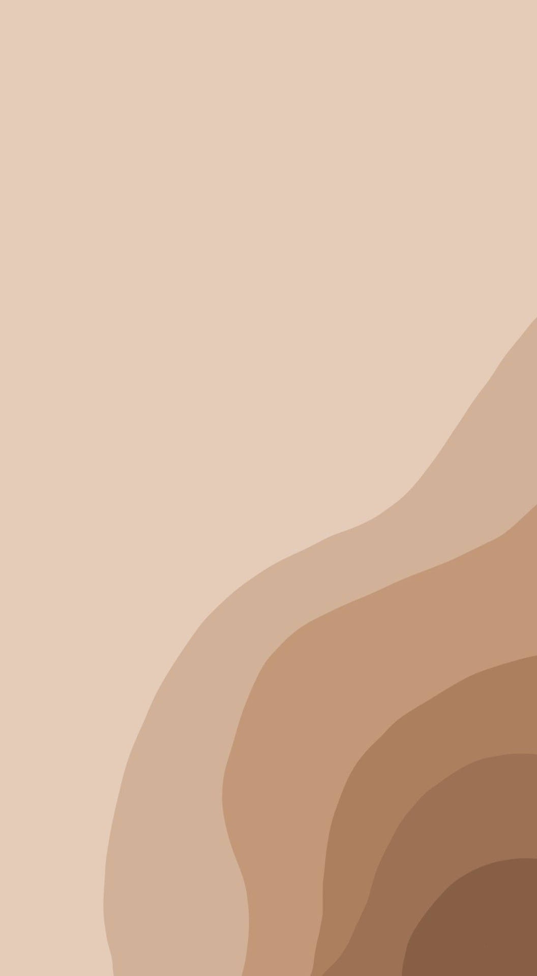 Beige Brown Aesthetic 1080X1964 Wallpaper and Background Image