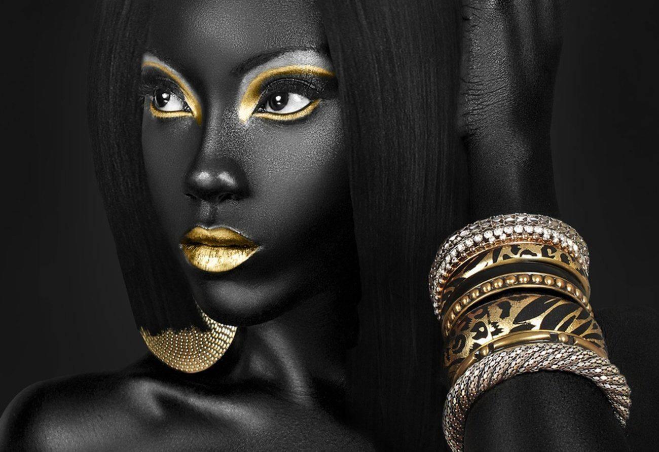 Black And Gold 1300X892 Wallpaper and Background Image