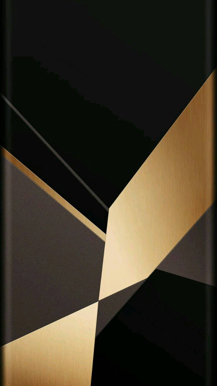 Black And Gold 736X1308 Wallpaper and Background Image