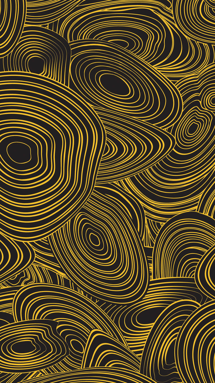 Black And Gold 750X1334 Wallpaper and Background Image
