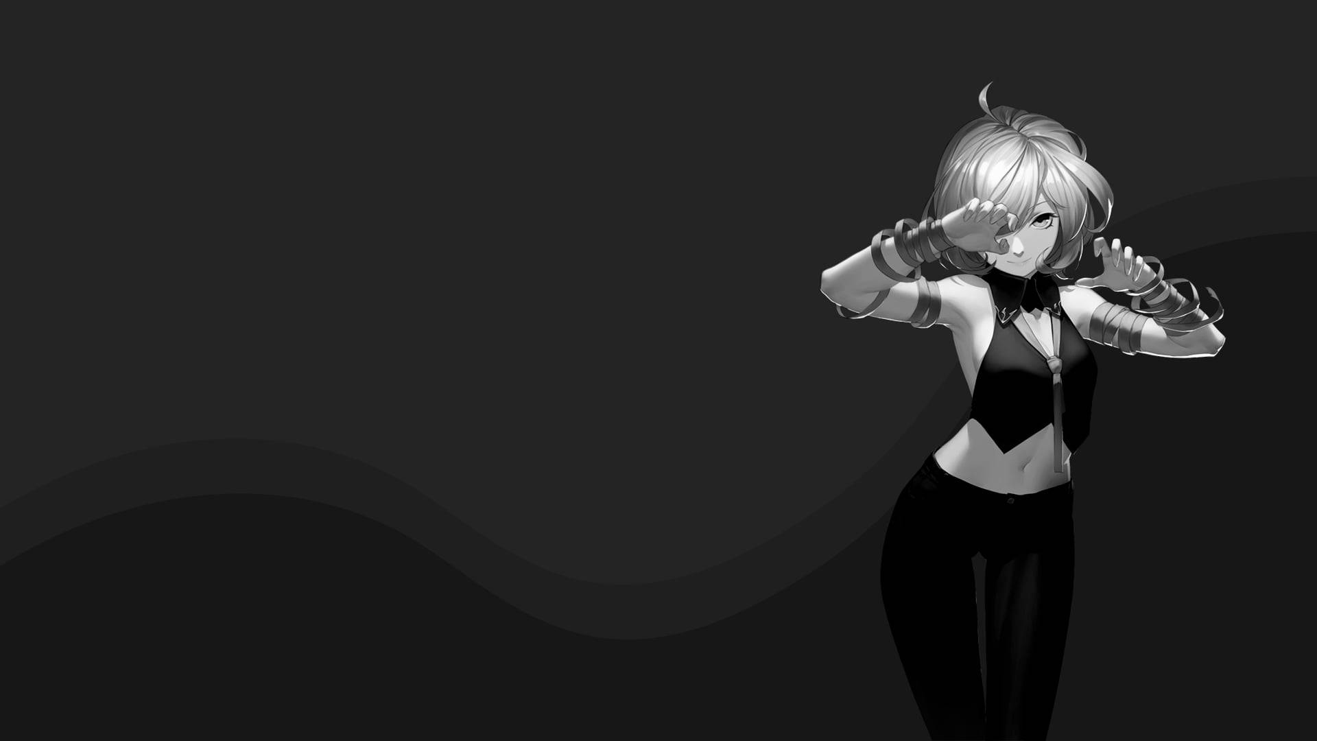 1920X1080 Black Anime Wallpaper and Background