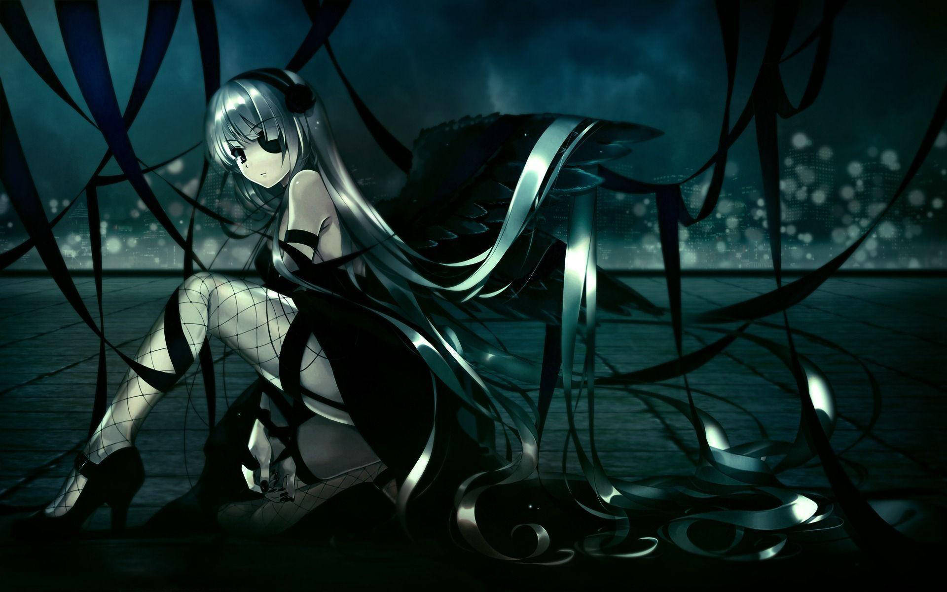 Black Anime 1920X1200 Wallpaper and Background Image
