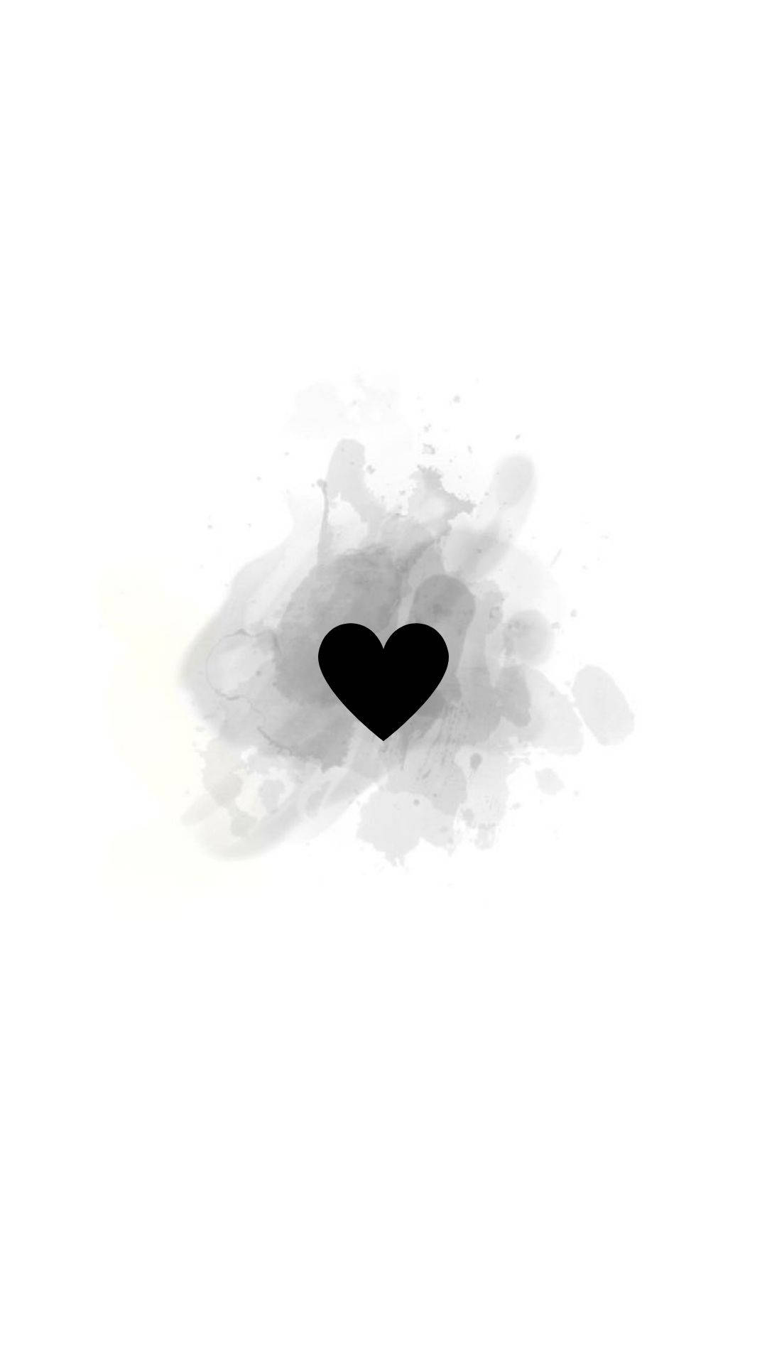 1080X1920 Black Heart Wallpaper and Background
