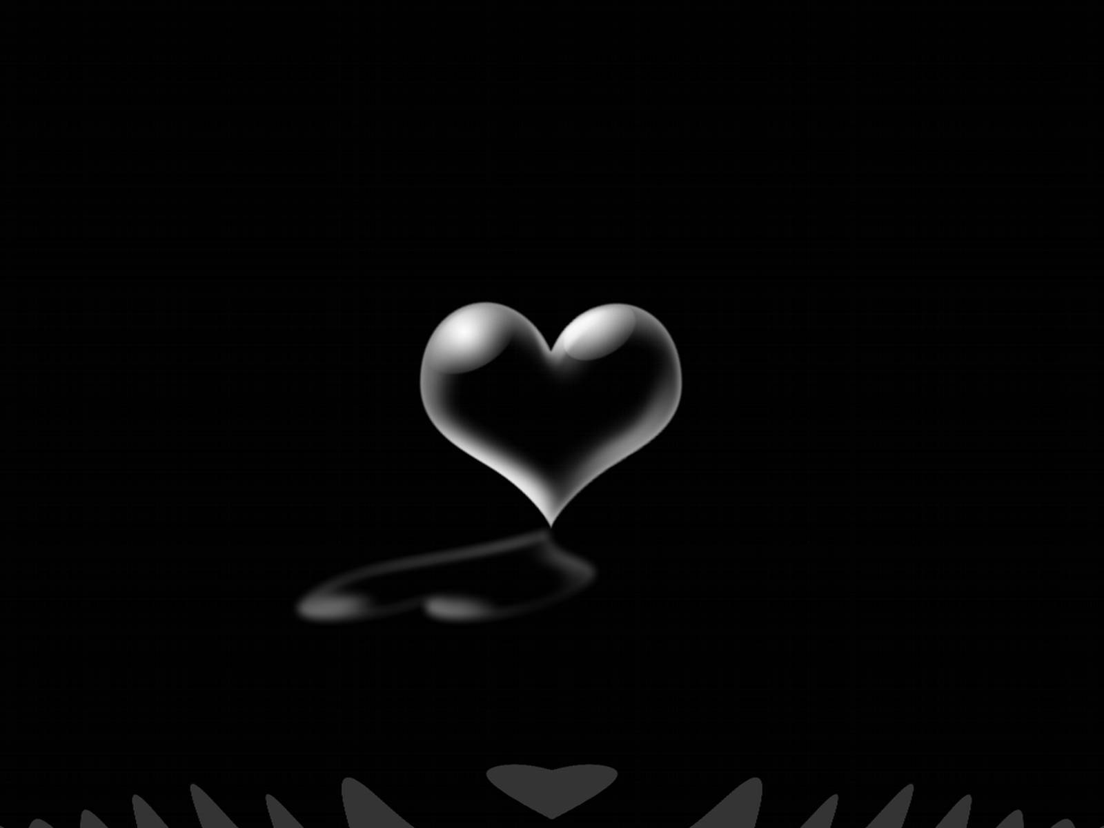 Black Heart 1600X1200 Wallpaper and Background Image
