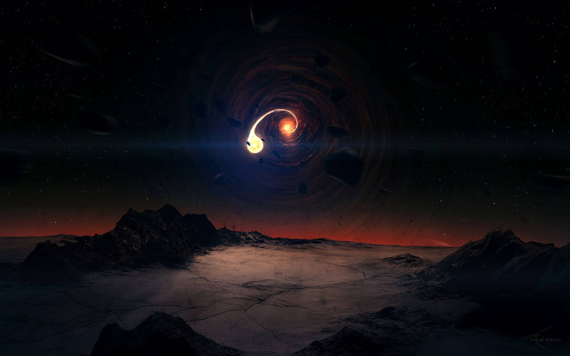 1920X1200 Black Hole Wallpaper and Background