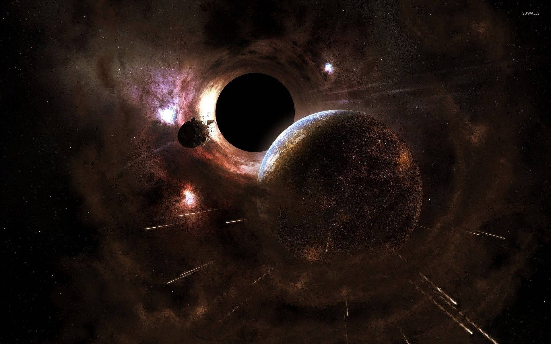 1920X1200 Black Hole Wallpaper and Background
