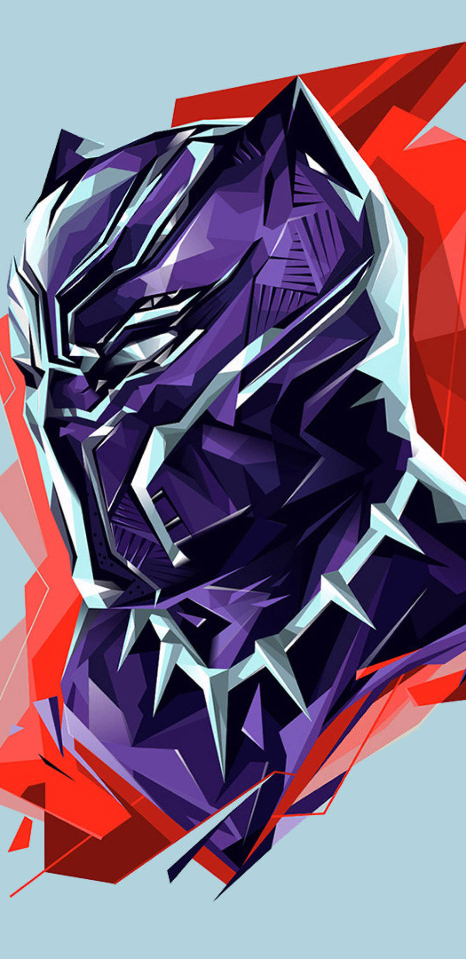 1440X2960 Black Panther Wallpaper and Background