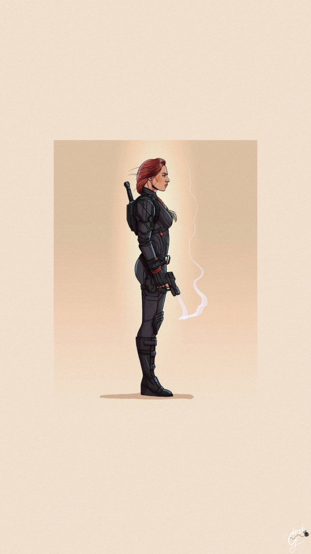 1078X1920 Black Widow Wallpaper and Background