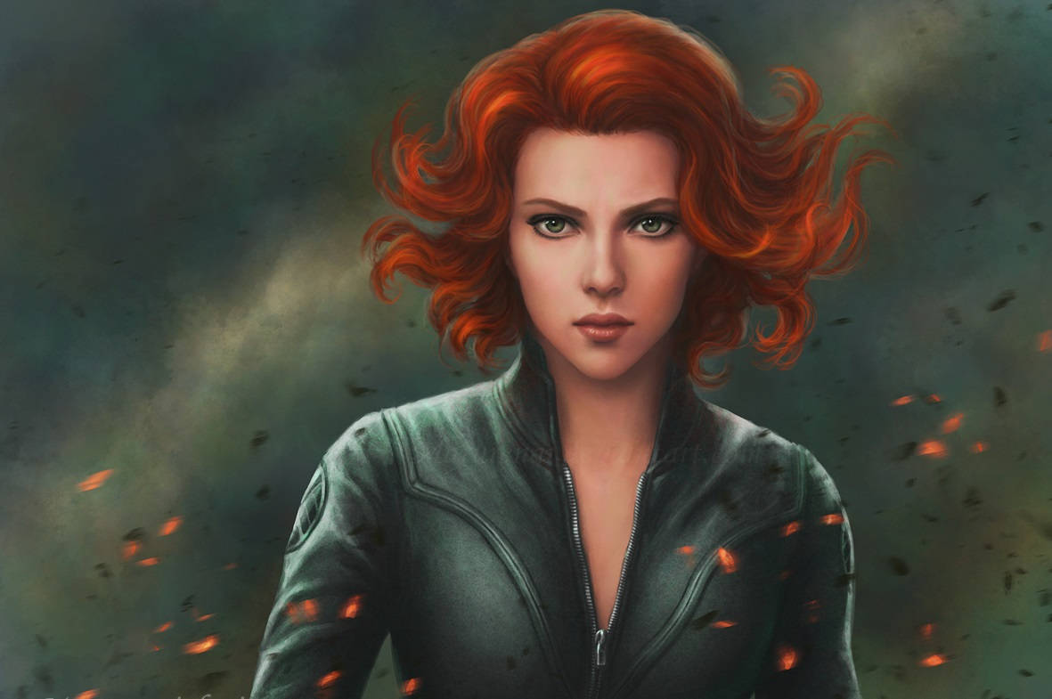 1181X785 Black Widow Wallpaper and Background