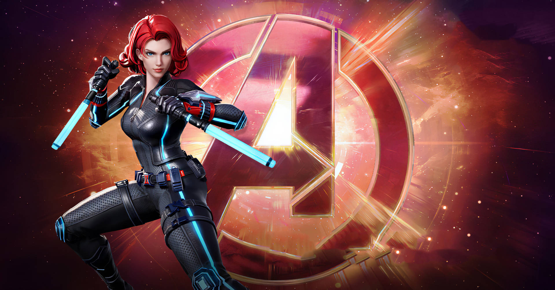 2400X1256 Black Widow Wallpaper and Background