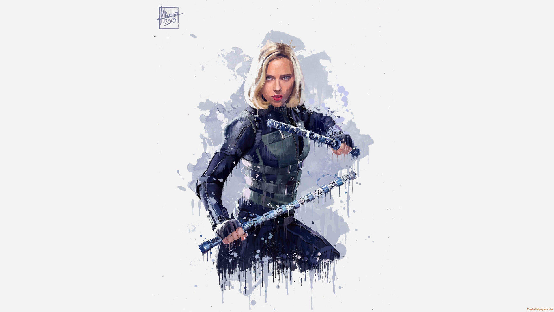 Black Widow 3840X2160 Wallpaper and Background Image