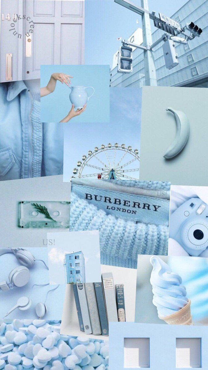 Blue Aesthetic 675X1200 wallpaper