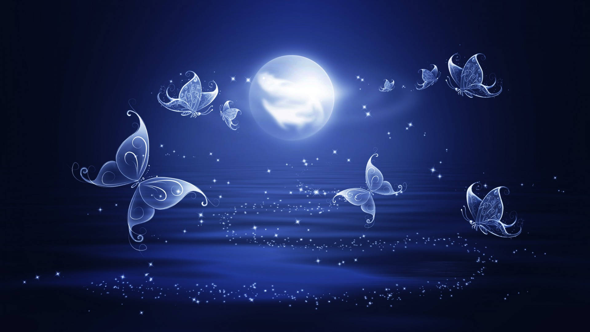 Blue Butterfly 1920X1080 Wallpaper and Background Image