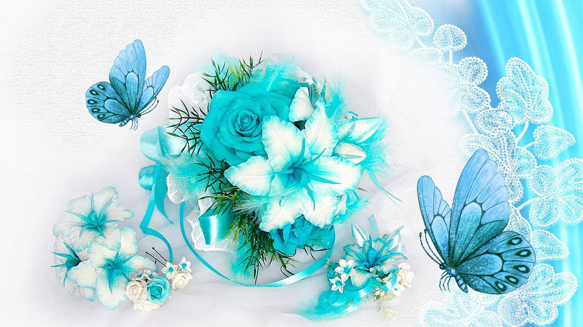 1920X1080 Blue Butterfly Wallpaper and Background