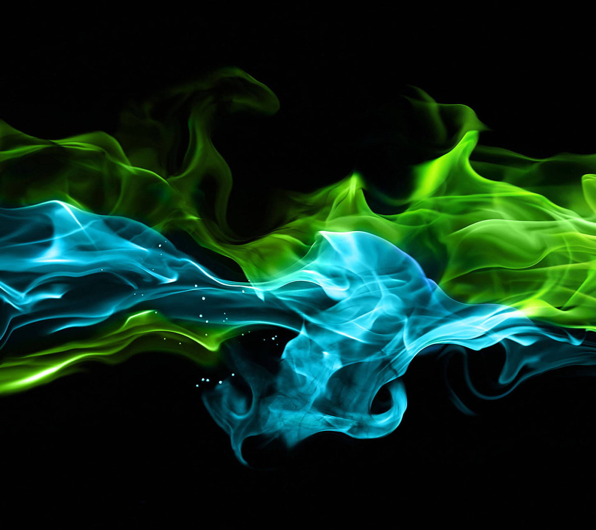 1920X1707 Blue Flame Wallpaper and Background