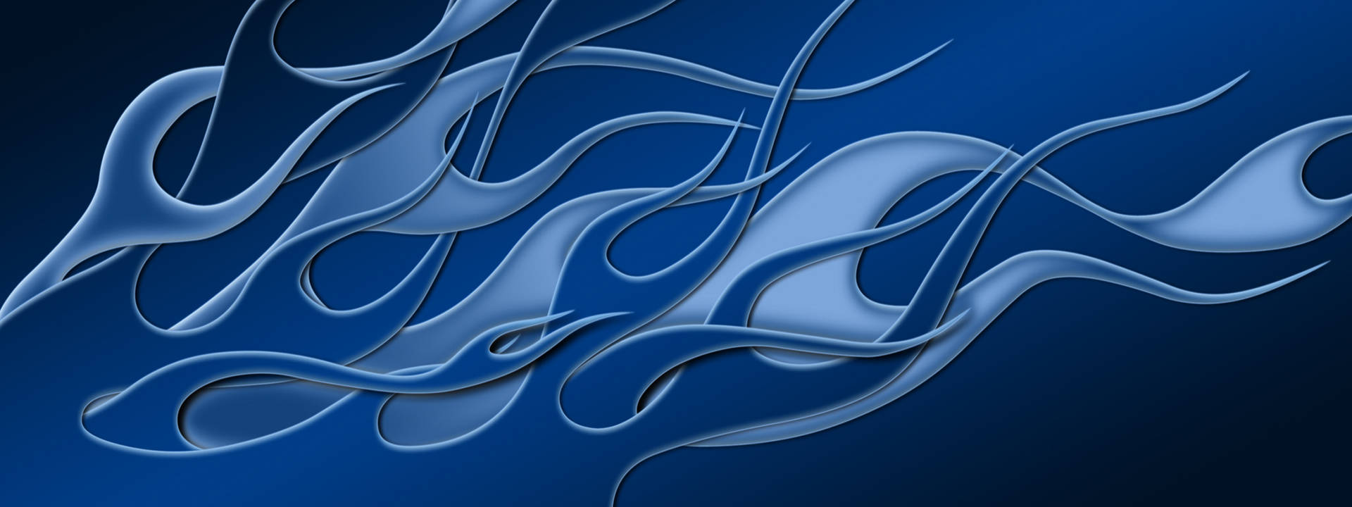 2048X768 Blue Flame Wallpaper and Background