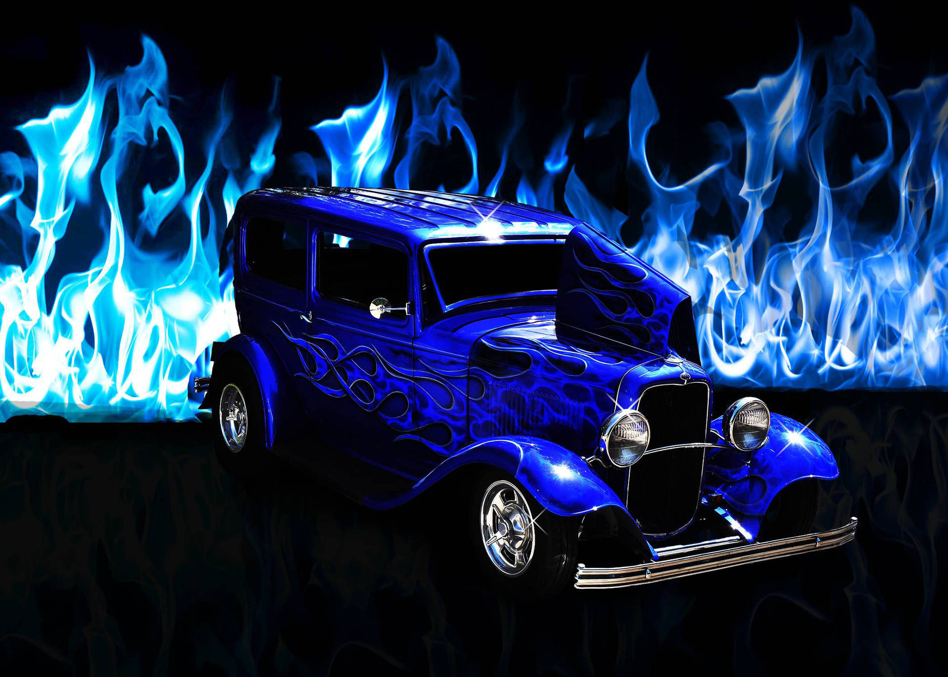 2100X1500 Blue Flame Wallpaper and Background