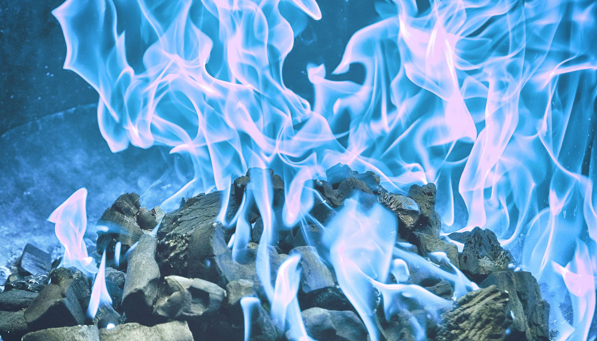 3025X1732 Blue Flame Wallpaper and Background