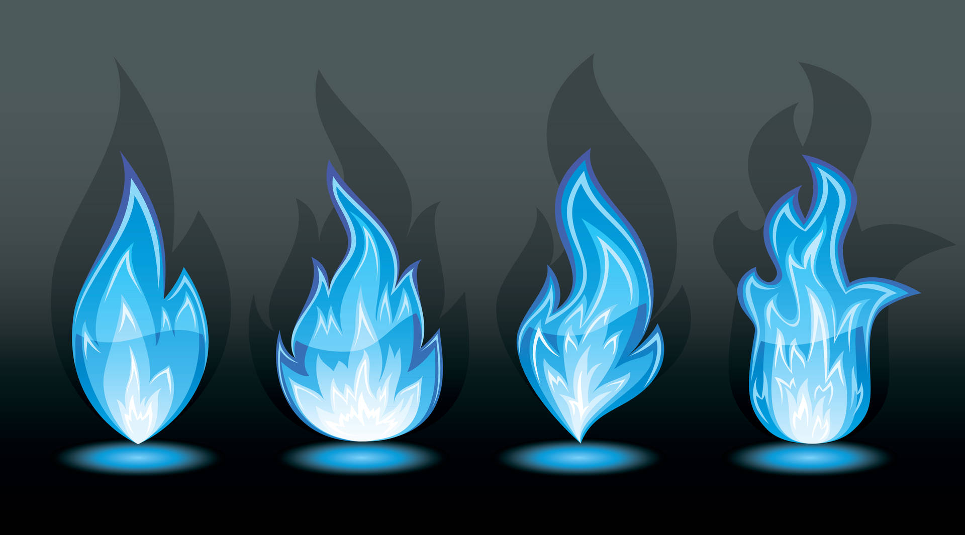 4819X2672 Blue Flame Wallpaper and Background