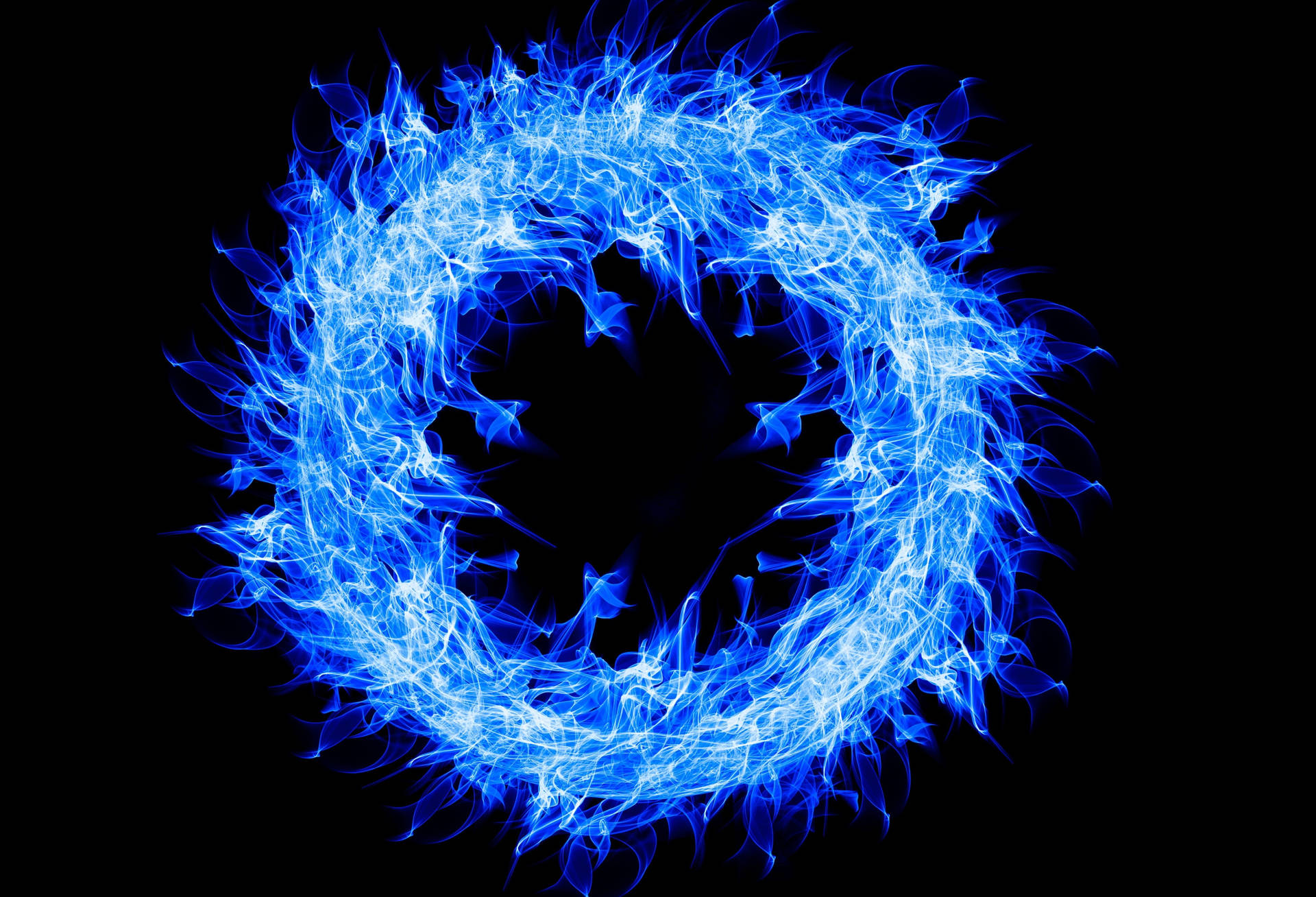 4900X3338 Blue Flame Wallpaper and Background