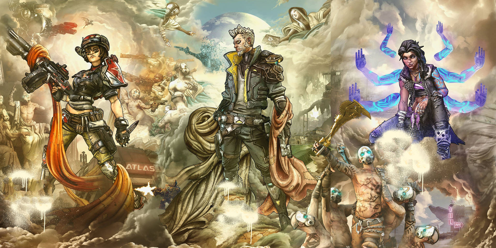 4092X2046 Borderlands 3 Wallpaper and Background