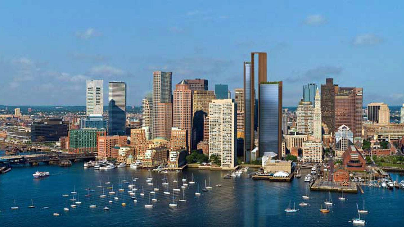1366X768 Boston Wallpaper and Background