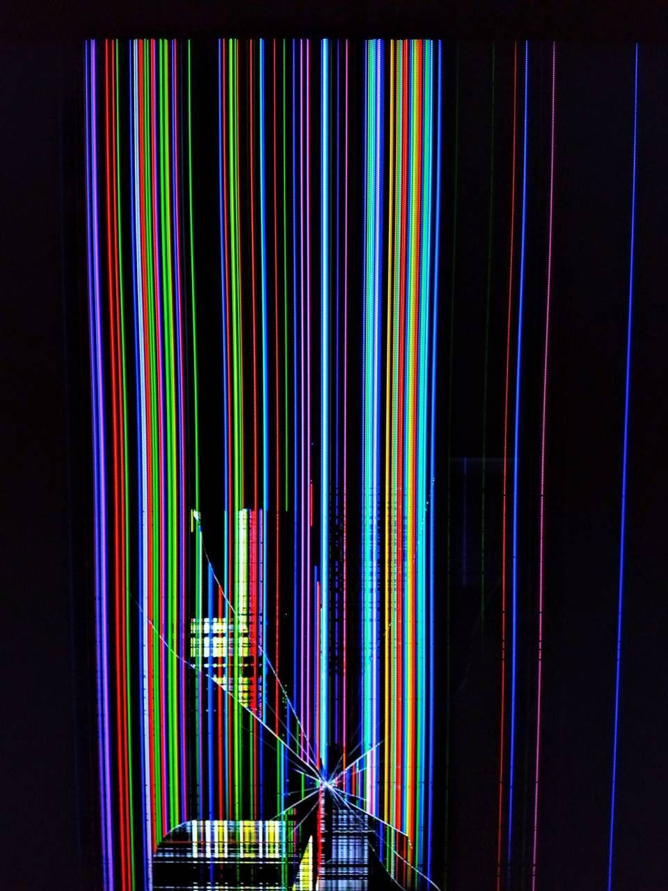 960X1280 Broken Screen Wallpaper and Background