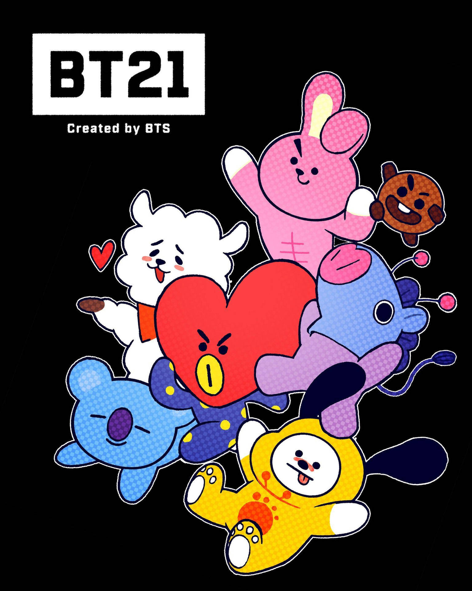 1920X2400 Bt21 Wallpaper and Background