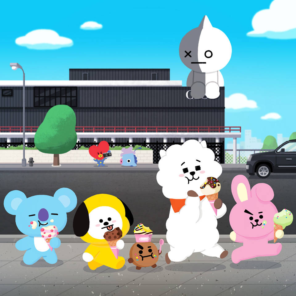 960X960 Bt21 Wallpaper and Background