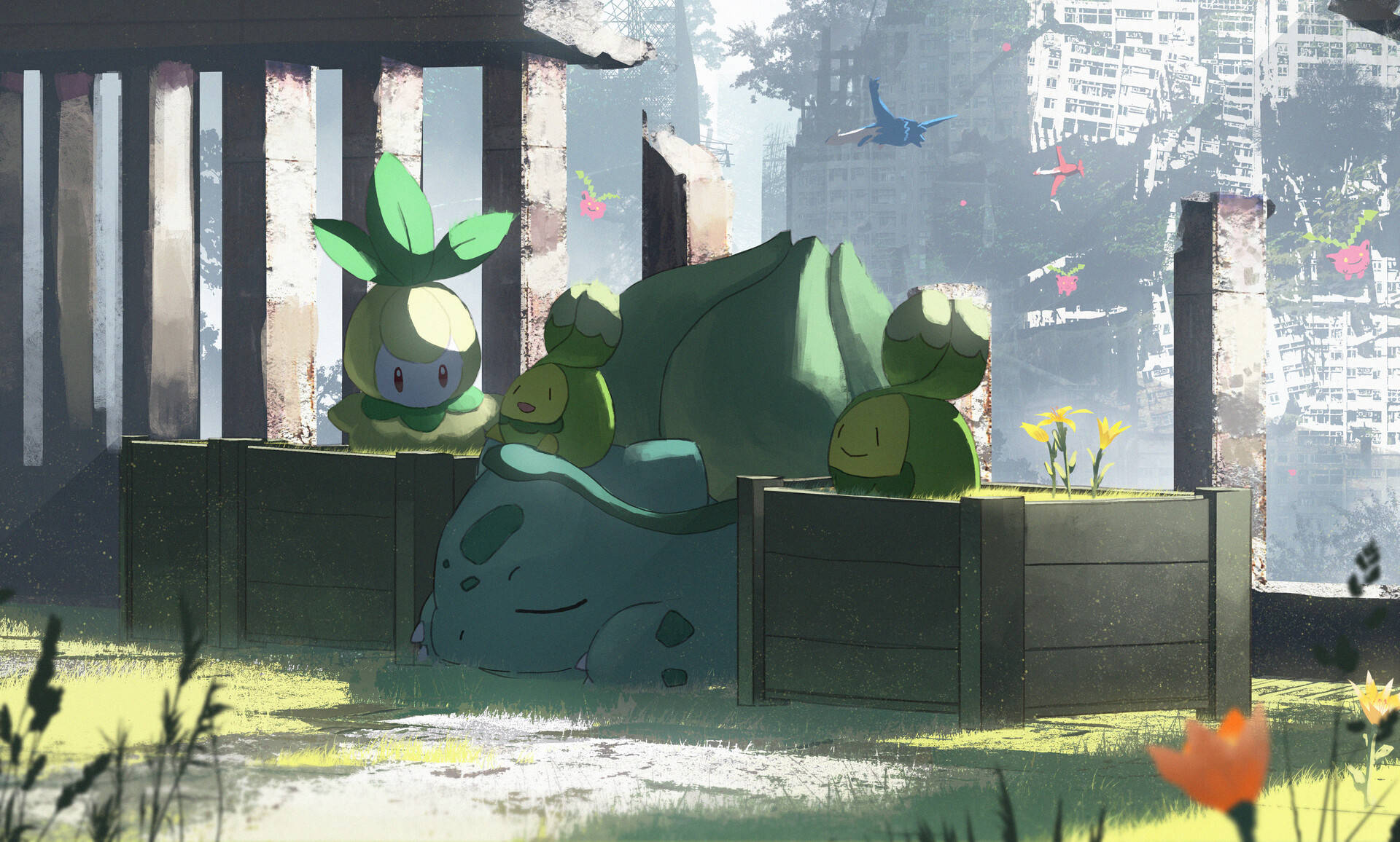 Bulbasaur 1920X1156 Wallpaper and Background Image