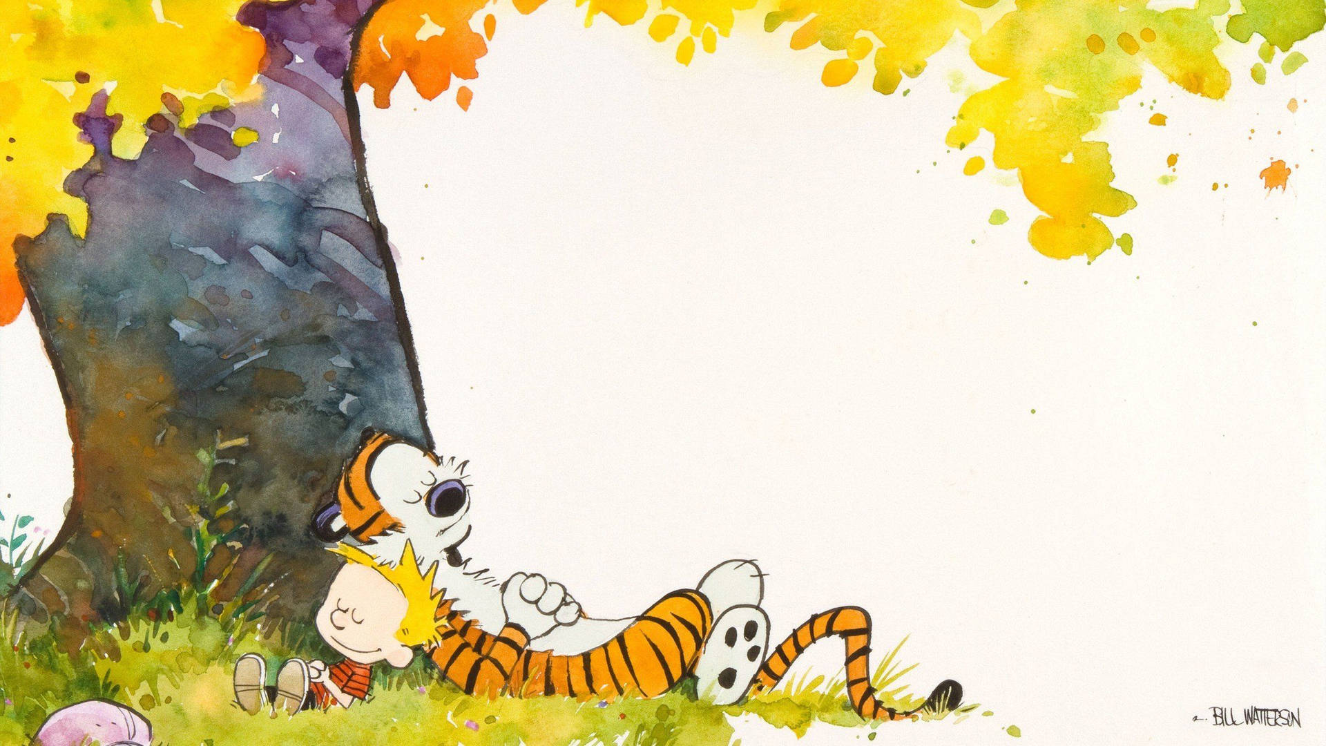 2400X1350 Calvin And Hobbes Wallpaper and Background