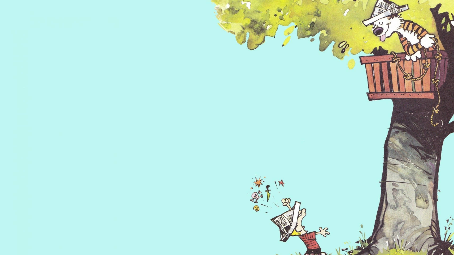 2560X1440 Calvin And Hobbes Wallpaper and Background