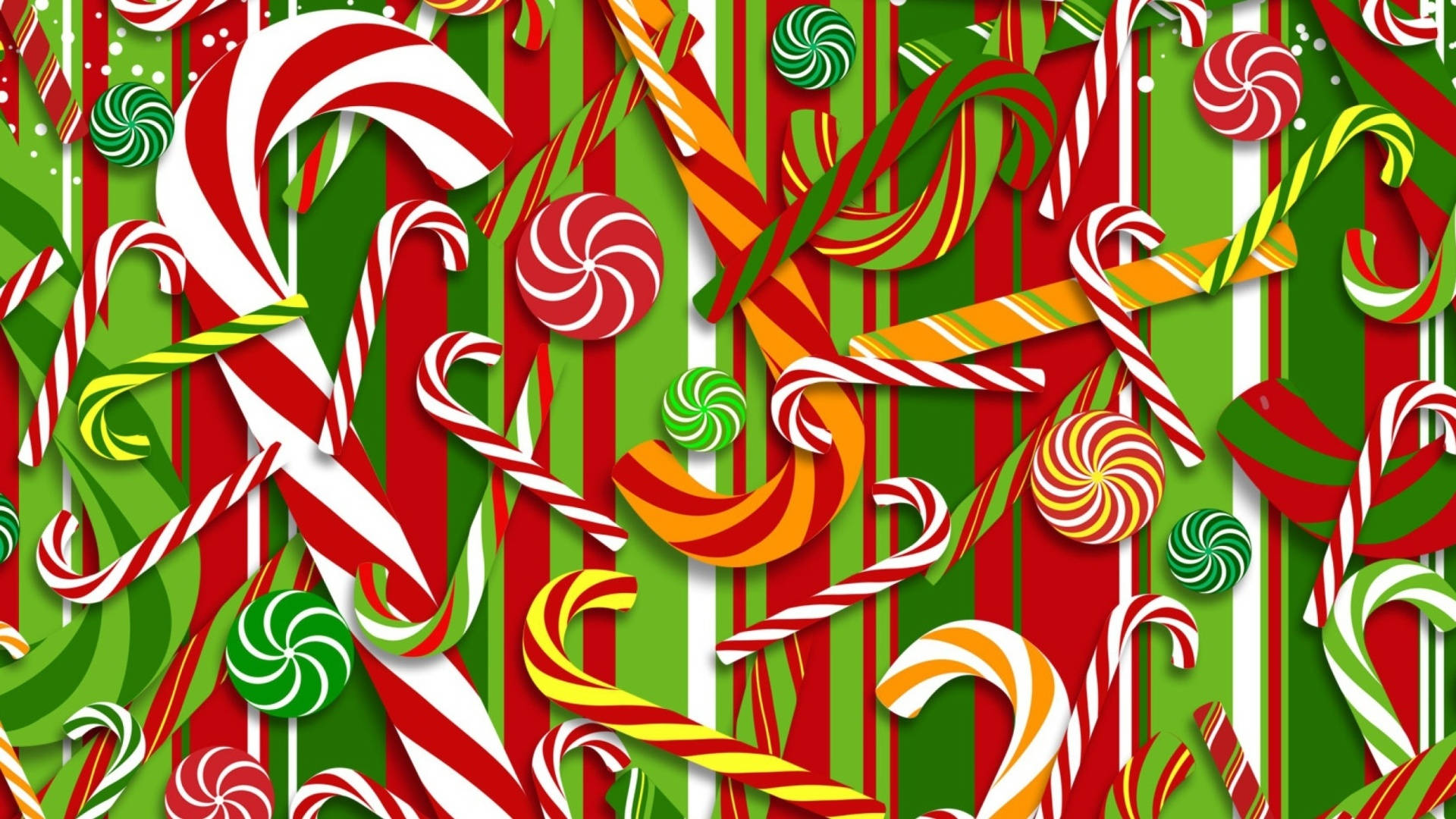 1920X1080 Candy Cane Wallpaper and Background