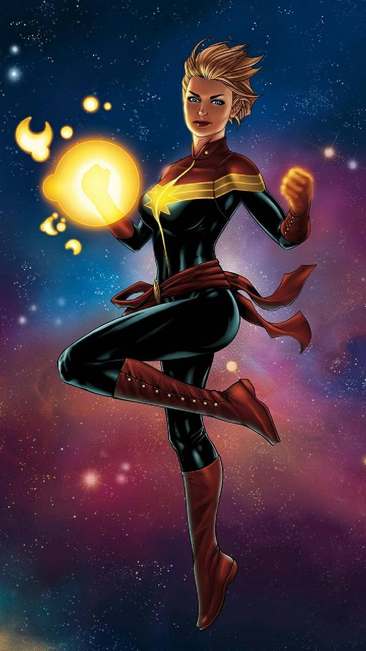 Captain Marvel 720X1280 Wallpaper and Background Image