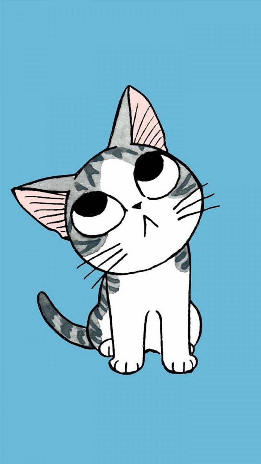 1080X1920 Cartoon Cat Wallpaper and Background