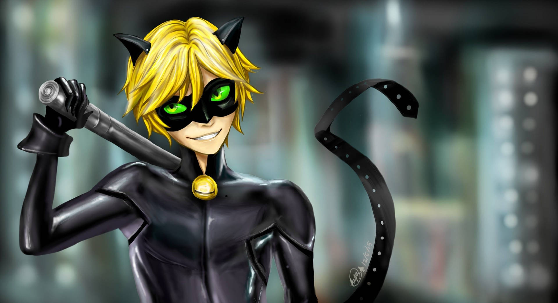Cat Noir 2866X1558 Wallpaper and Background Image