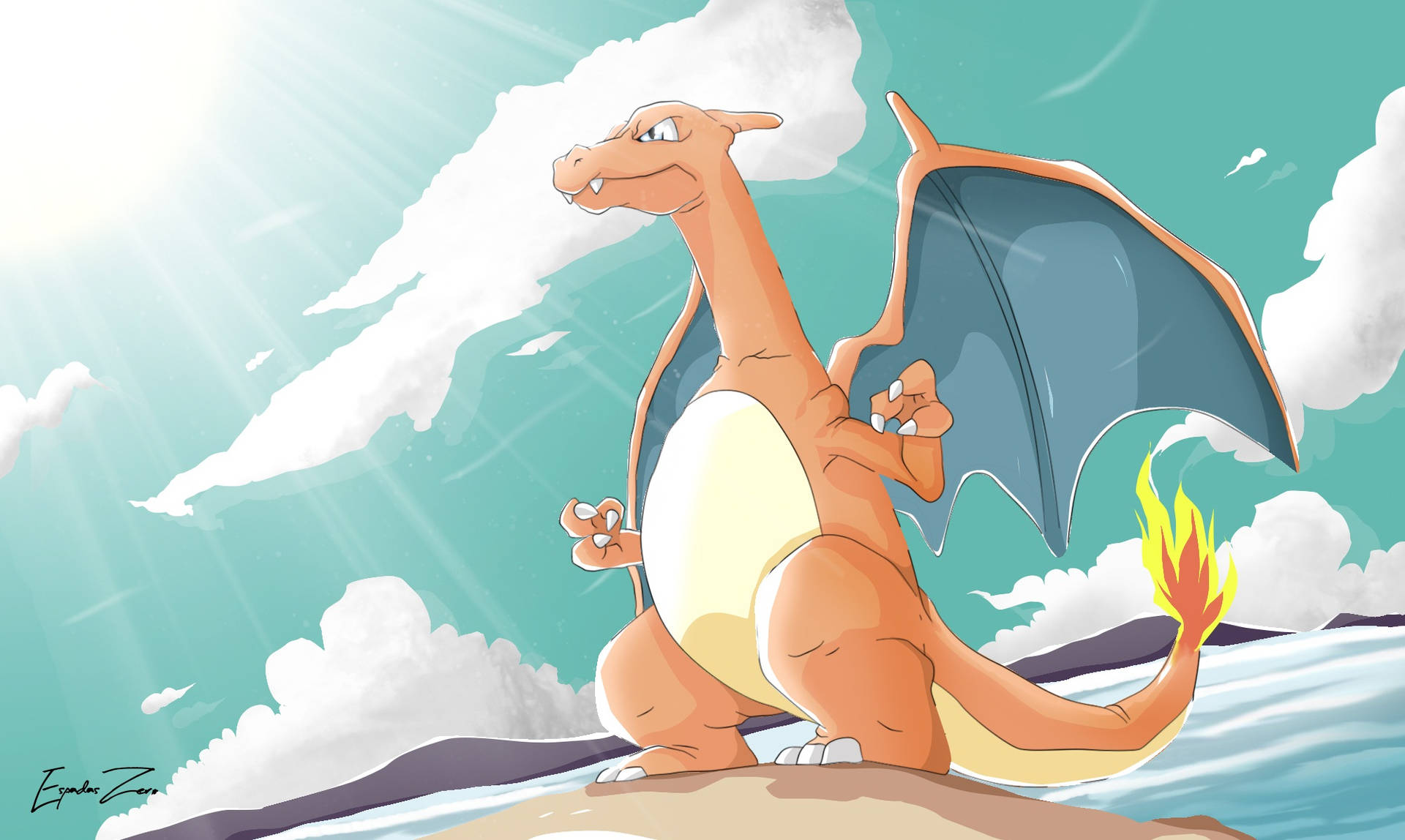2000X1196 Charizard Wallpaper and Background