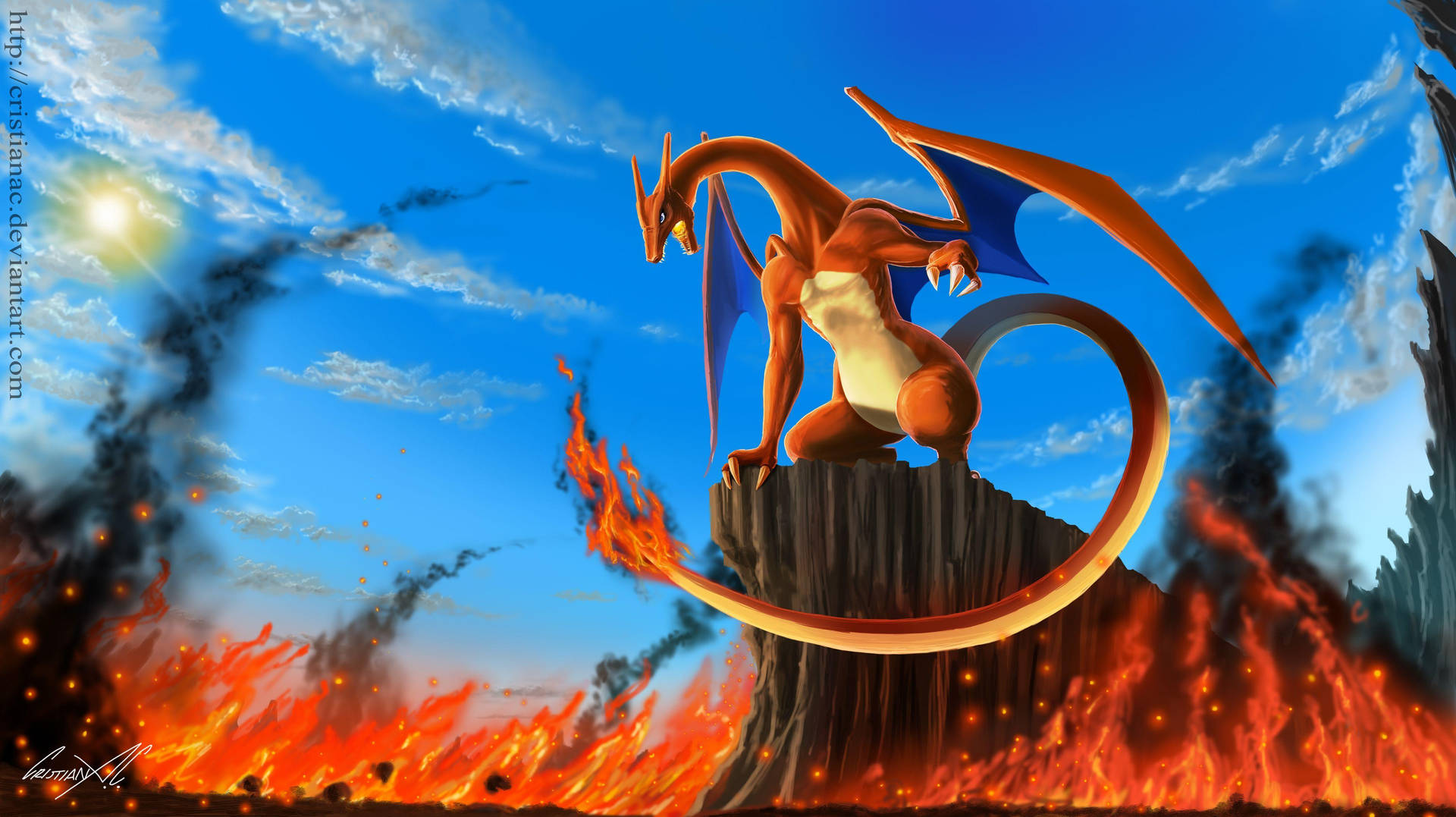 Charizard 4252X2385 Wallpaper and Background Image
