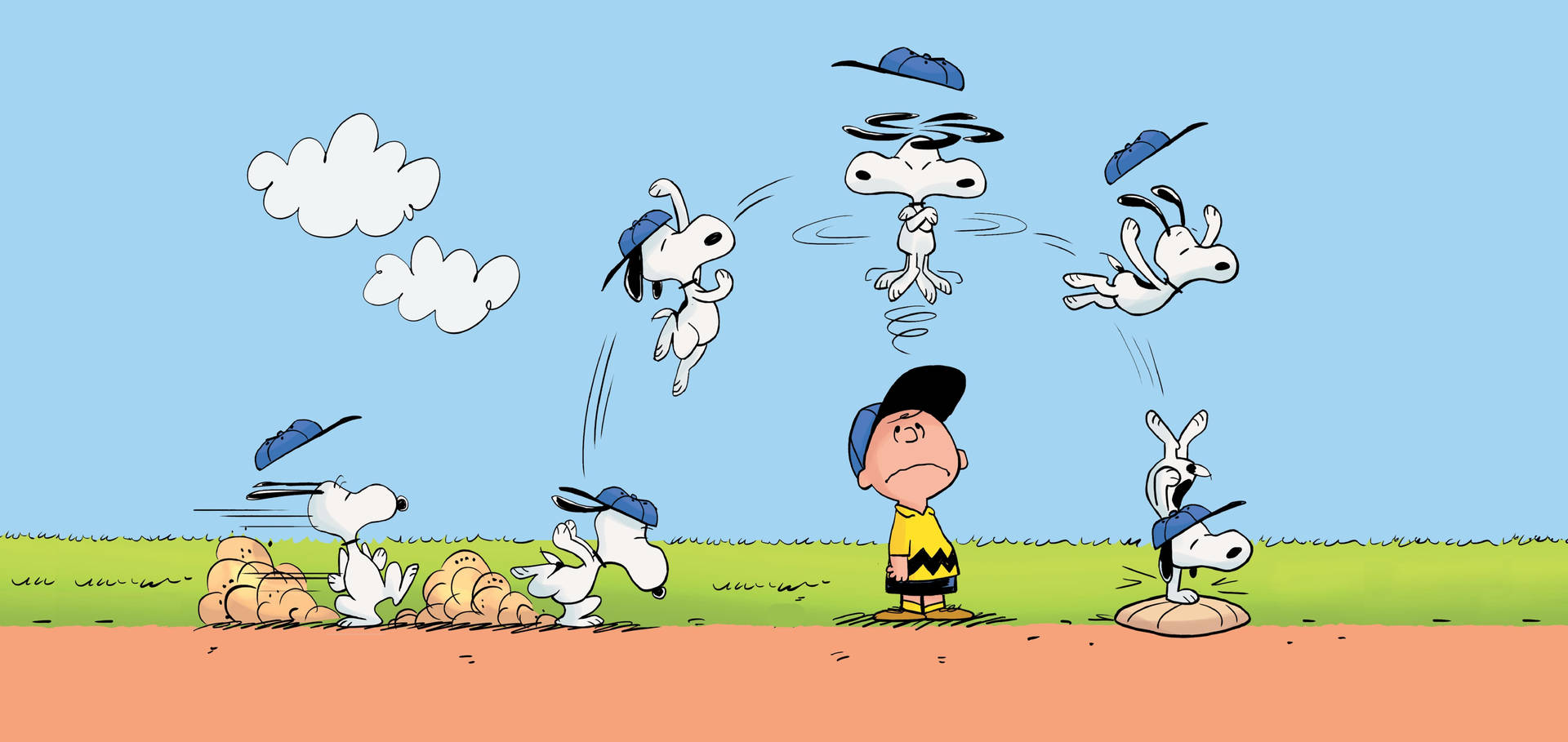 6609X3131 Charlie Brown Wallpaper and Background