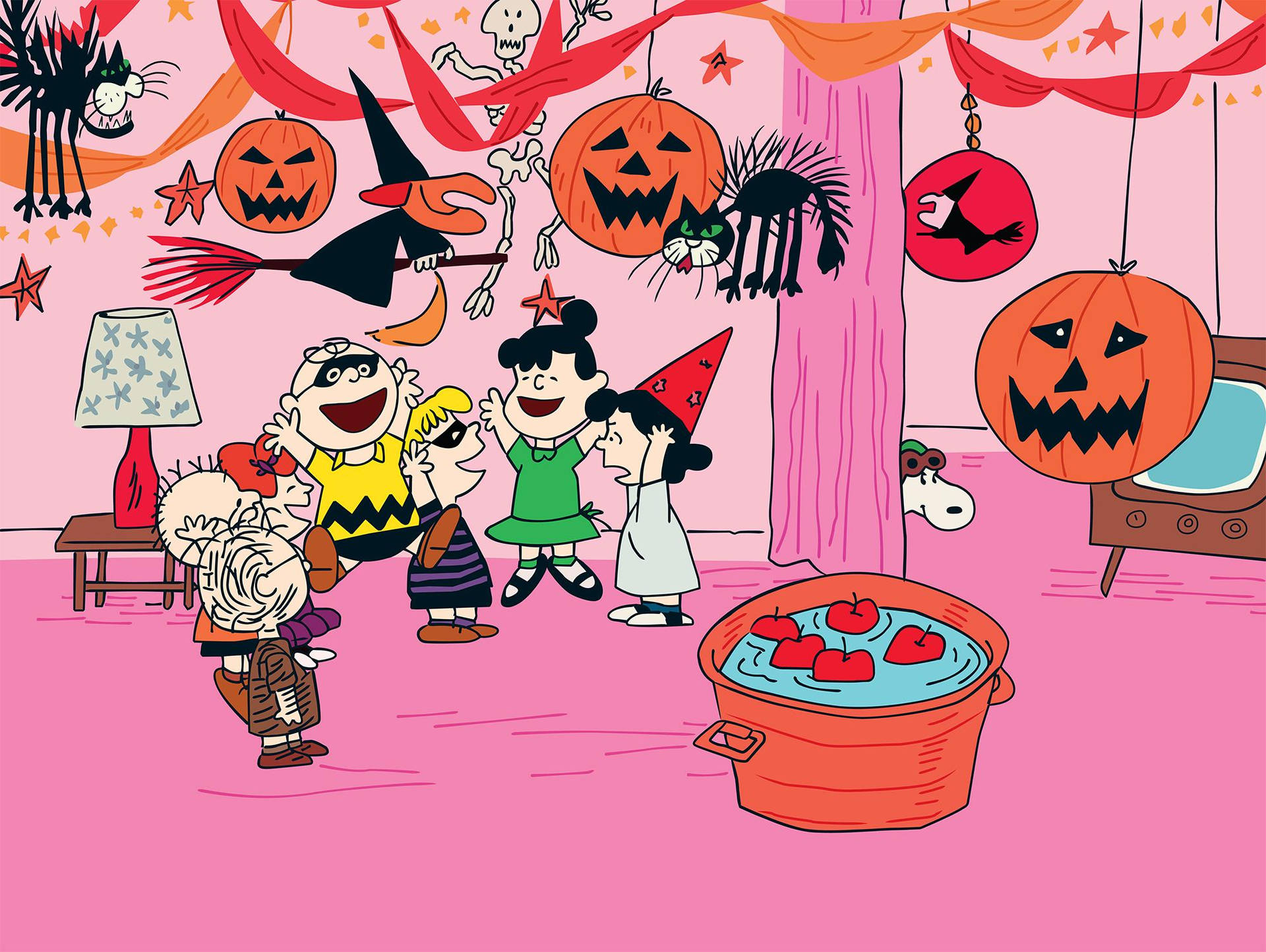 2000X1504 Charlie Brown Halloween Wallpaper and Background