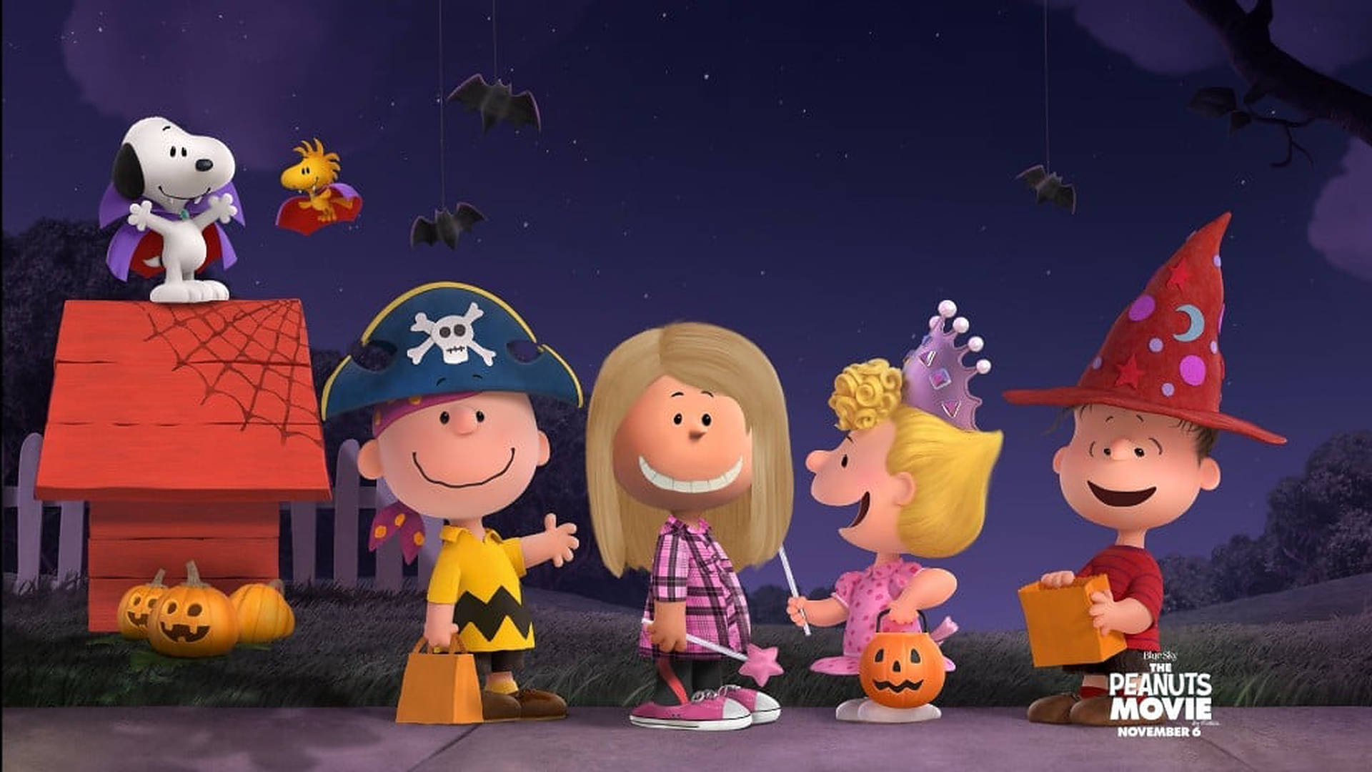 2048X1152 Charlie Brown Halloween Wallpaper and Background
