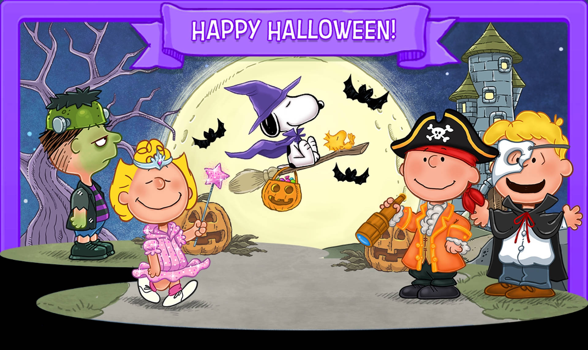 2360X1404 Charlie Brown Halloween Wallpaper and Background