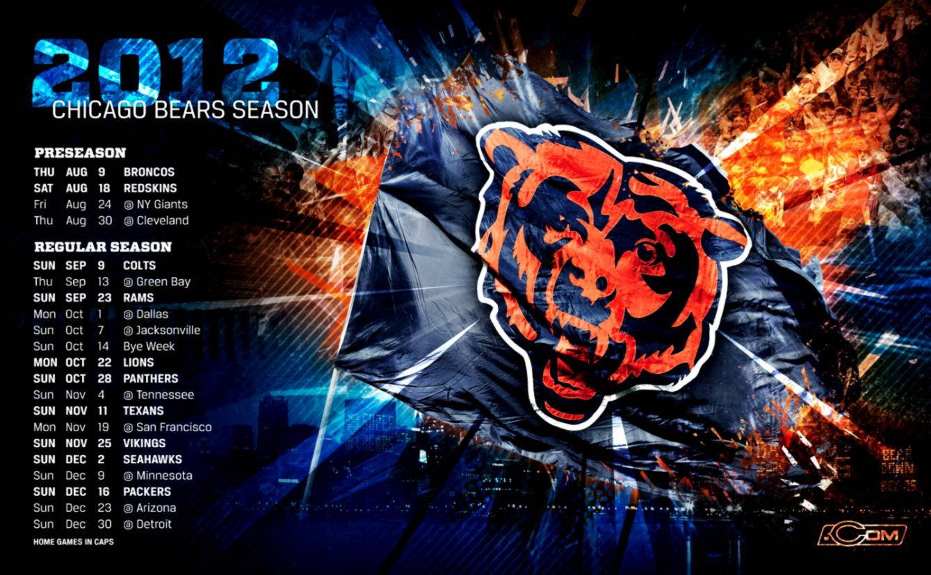 1339X828 Chicago Bears Wallpaper and Background