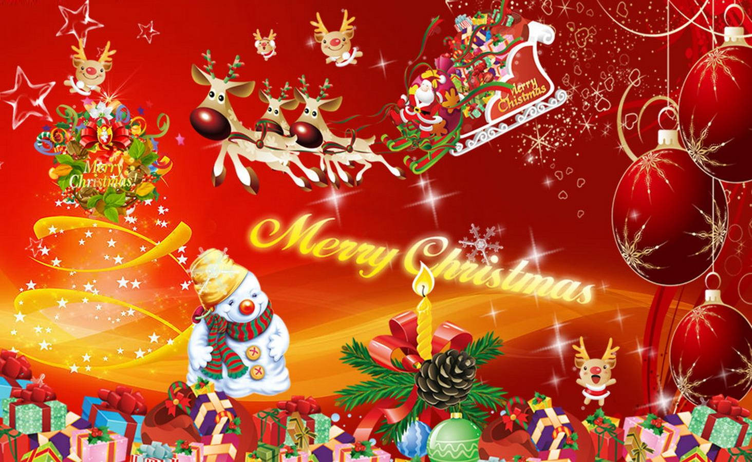 1464X900 Christmas Wallpaper and Background