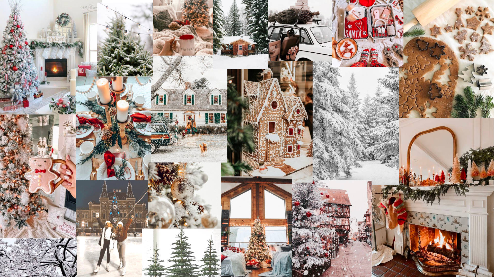 1920X1080 Christmas Collage Wallpaper and Background