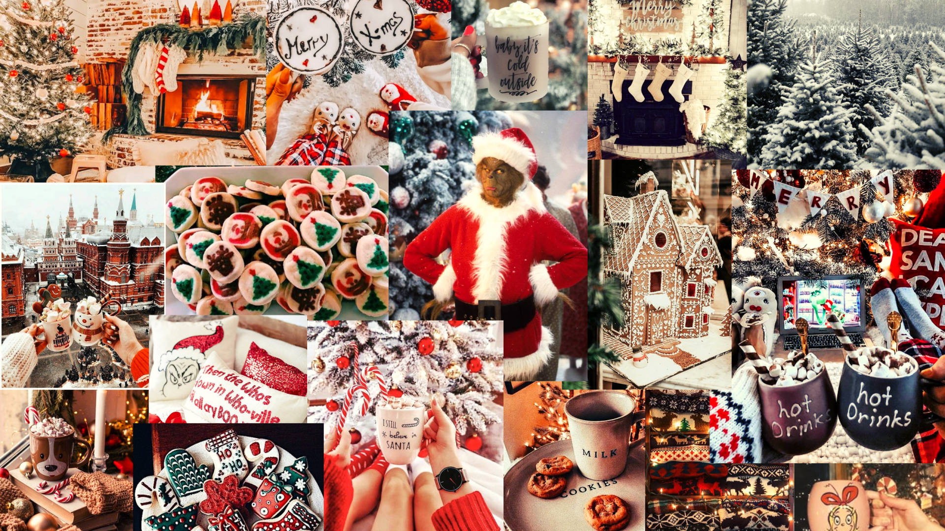 1920X1080 Christmas Collage Wallpaper and Background