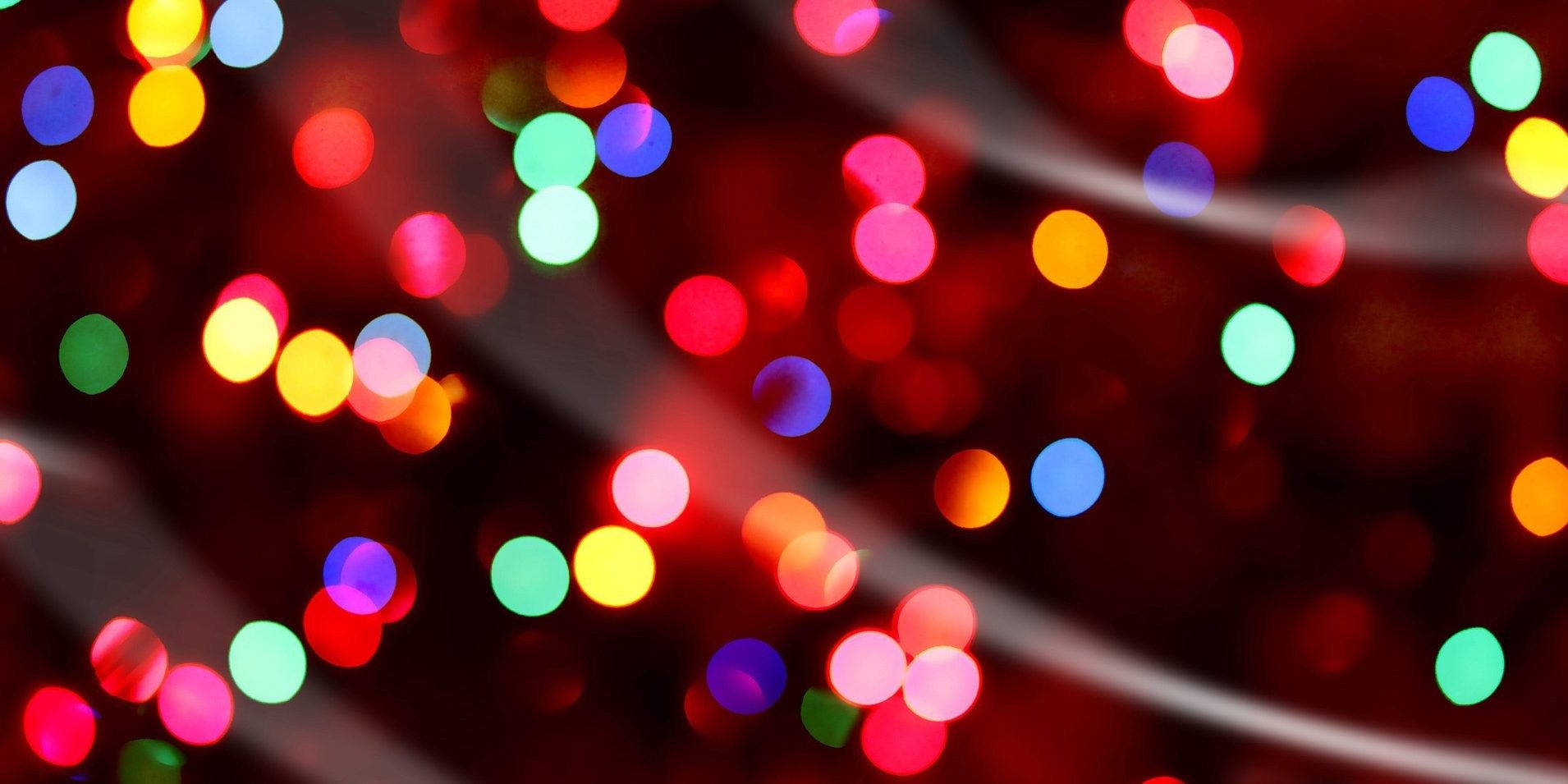 1910X955 Christmas Lights Wallpaper and Background