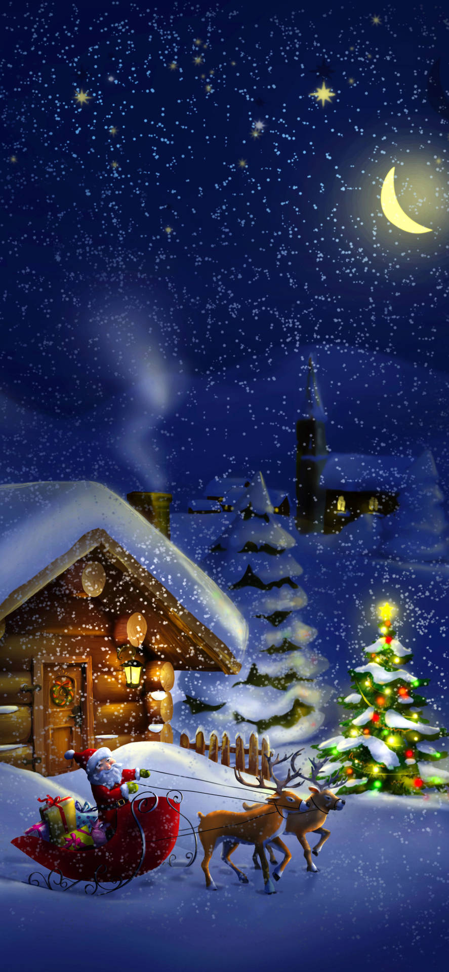 Christmas Phone 1125X2436 Wallpaper and Background Image