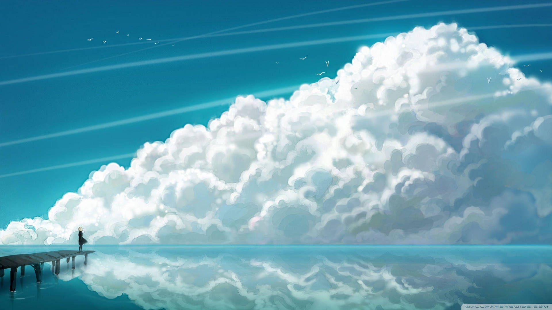 2400X1350 Clouds Wallpaper and Background